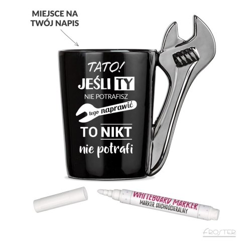 Kubek Złotej Rączki i Opaska Magnetyczna dla TATY Kubek Złotej Rączki i Opaska Magnetyczna dla TATY