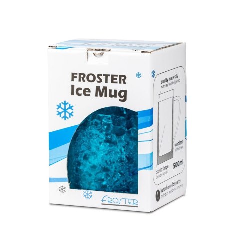 Lodowy Kufel FROSTER 500ml - Niebieski żel Lodowy Kufel FROSTER 500ml - Niebieski żel