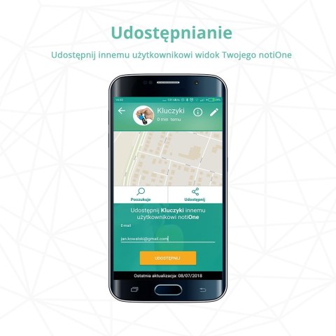 Lokalizator NotiOne Play - Limonkowy Lokalizator NotiOne Play - Limonkowy