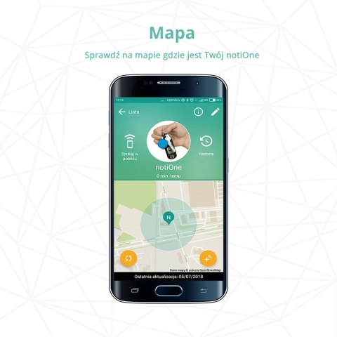 Lokalizator NotiOne Play - Malinowy Lokalizator NotiOne Play - Malinowy