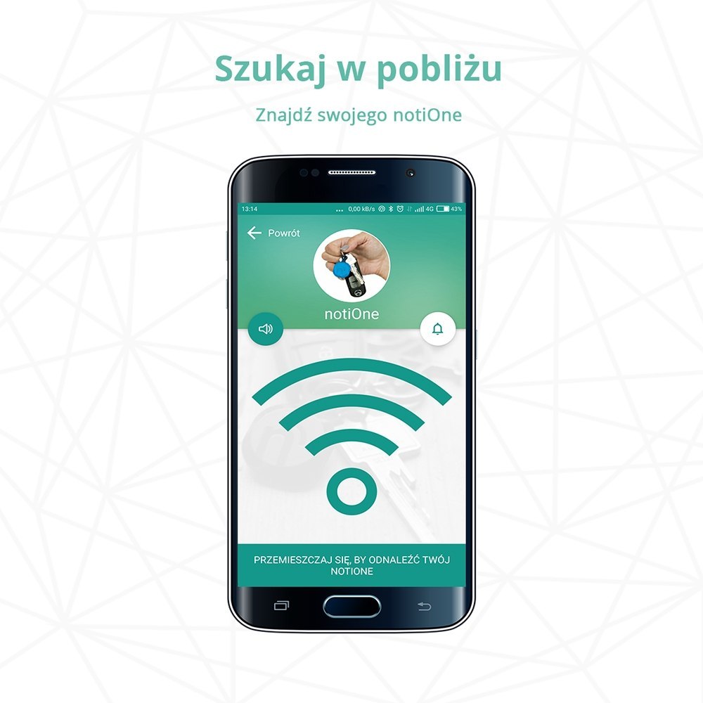 Lokalizator NotiOne Play - Niebieski Lokalizator NotiOne Play - Niebieski