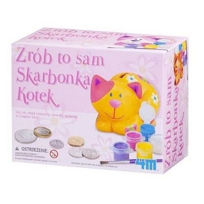 Skarbonka kotek - zrób to sam Skarbonka kotek - zrób to sam