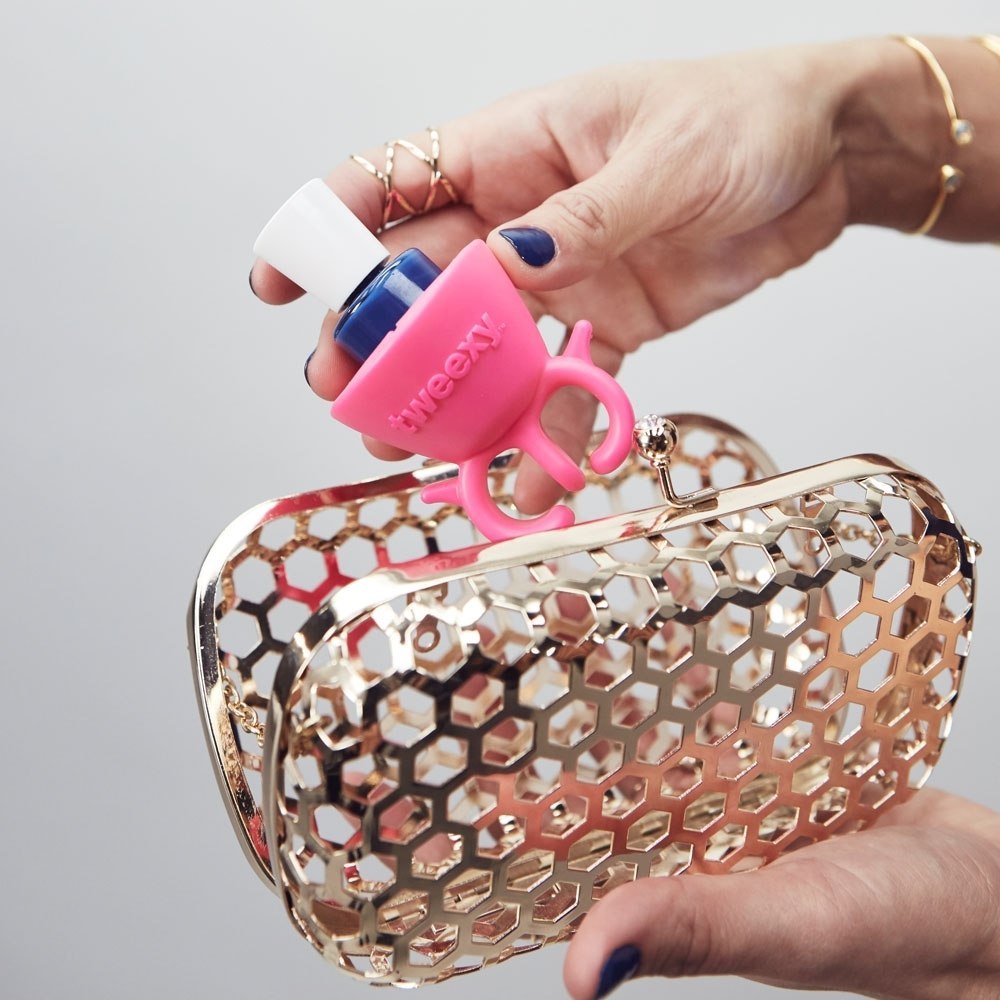 Uchwyt na lakier, Tweexy - Bonbon pink Uchwyt na lakier, Tweexy - Bonbon pink