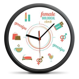 Zegar Biologiczny Kobiety (EN) - cichy mechanizm