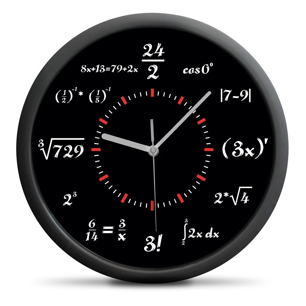 Zegar Matematyka - cichy mechanizm Zegar Matematyka - cichy mechanizm