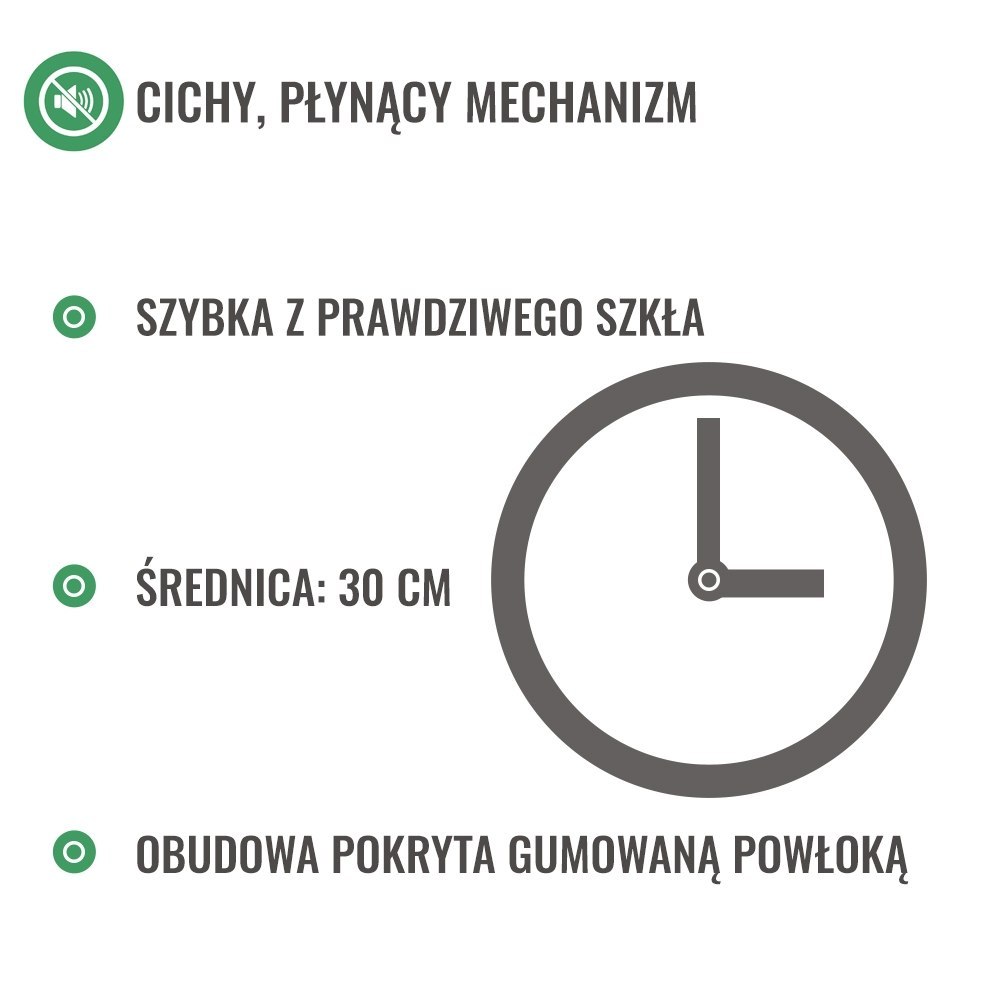 Zegar Muzyka - cichy mechanizm Zegar Muzyka - cichy mechanizm