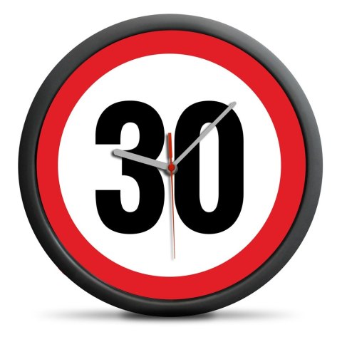 Zegar urodzinowy 30 - Przekrocz limit - cichy mechanizm Zegar urodzinowy 30 - Przekrocz limit - cichy mechanizm