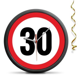 Zegar urodzinowy 30 - Przekrocz limit - cichy mechanizm