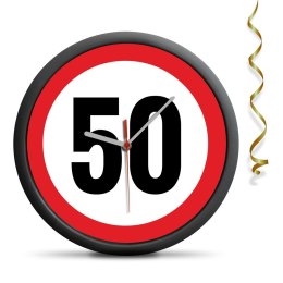 Zegar urodzinowy 50 - Przekrocz limit - cichy mechanizm
