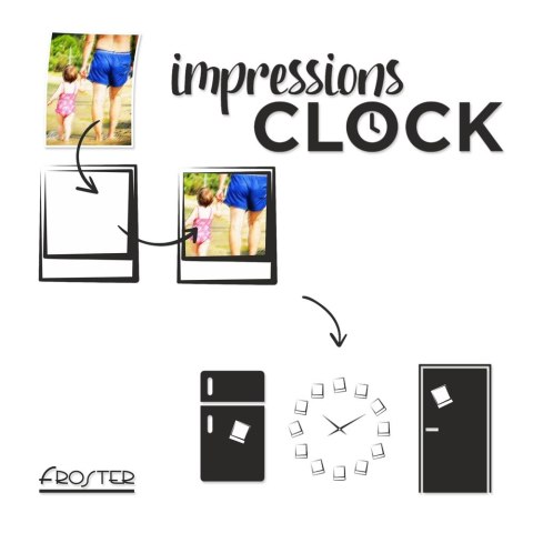 Zegar z ramkami na zdjęcia Impressions Clock Zegar z ramkami na zdjęcia Impressions Clock