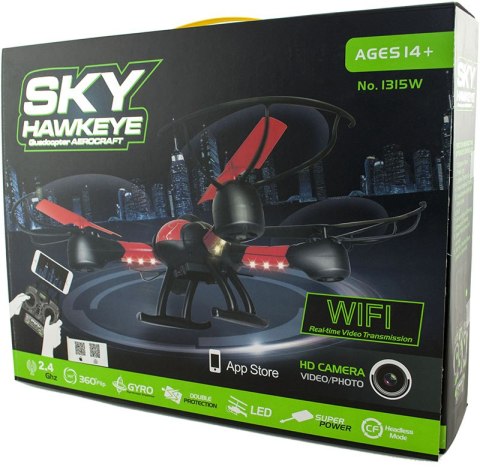 Dron RC Hawkeye SKY 2,4G 1315W kamera WIFI FPV Dron RC Hawkeye SKY 2,4G 1315W kamera WIFI FPV