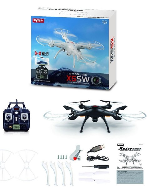 Dron RC SYMA X5SW 2,4GHz Kamera FPV Wi-Fi Dron RC SYMA X5SW 2,4GHz Kamera FPV Wi-Fi