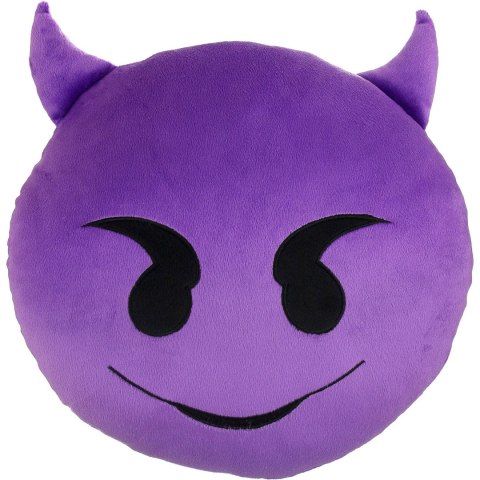 Poduszka Dekoracyjna Emotki Emoji - diabeł fiolet Poduszka Dekoracyjna Emotki Emoji - diabeł fiolet