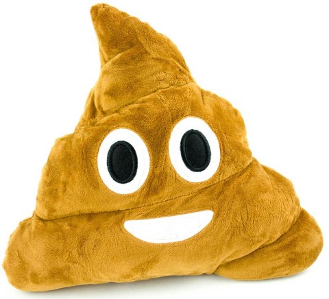 Poduszka Dekoracyjna Emotki Emoji - poop uśmiech Poduszka Dekoracyjna Emotki Emoji - poop uśmiech