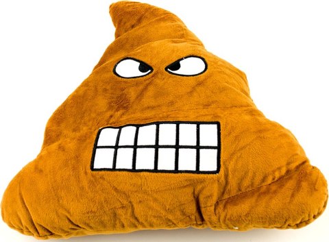 Poduszka Dekoracyjna Emotki Emoji - poop złość Poduszka Dekoracyjna Emotki Emoji - poop złość