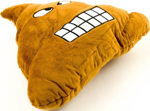 Poduszka Dekoracyjna Emotki Emoji - poop złość Poduszka Dekoracyjna Emotki Emoji - poop złość