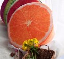 Poduszka Dekoracyjna siedzisko - POMARAŃCZA Poduszka Dekoracyjna siedzisko - POMARAŃCZA