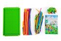 Gra Edukacyjna TĘCZOWE ZAKRĘCONE DRUCIKI 61EL DIY Gra Edukacyjna TĘCZOWE ZAKRĘCONE DRUCIKI 61EL DIY