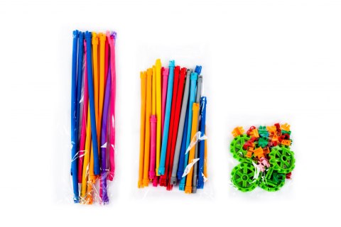 Gra Edukacyjna TĘCZOWE ZAKRĘCONE DRUCIKI 61EL DIY Gra Edukacyjna TĘCZOWE ZAKRĘCONE DRUCIKI 61EL DIY