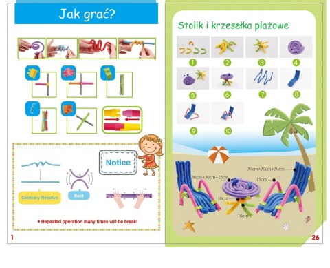 Gra Edukacyjna TĘCZOWE ZAKRĘCONE DRUCIKI 61EL DIY Gra Edukacyjna TĘCZOWE ZAKRĘCONE DRUCIKI 61EL DIY