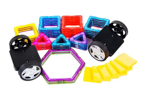 Kolorowe klocki magnetyczne MAGICAL MAGNET 40SZT Kolorowe klocki magnetyczne MAGICAL MAGNET 40SZT