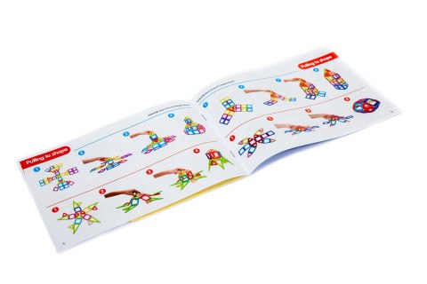Kolorowe klocki magnetyczne MAGICAL MAGNET 52SZT Kolorowe klocki magnetyczne MAGICAL MAGNET 52SZT