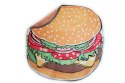 Szybkoschnąca mata plażowa 135cm wzór: burger Szybkoschnąca mata plażowa 135cm wzór: burger