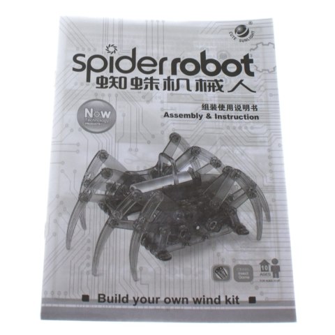 Zabawka Kreatywna sterowany Pająk robot DIY Zabawka Kreatywna sterowany Pająk robot DIY