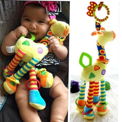 Zawieszka Gryzak Duża Żyrafa pluszowa 45cm Zawieszka Gryzak Duża Żyrafa pluszowa 45cm