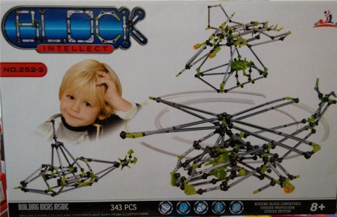Klocki KonstrukcyjneIntellect Block 343el. 8+ 252-2 Klocki KonstrukcyjneIntellect Block 343el. 8+ 252-2