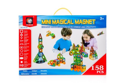 Klocki magnetyczne MAGICAL MAGNET 158SZT Klocki magnetyczne MAGICAL MAGNET 158SZT