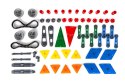 Klocki magnetyczne MAGICAL MAGNET 162SZT 7212A Klocki magnetyczne MAGICAL MAGNET 162SZT 7212A