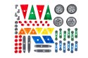 Klocki magnetyczne MAGICAL MAGNET 162SZT 7212B Klocki magnetyczne MAGICAL MAGNET 162SZT 7212B