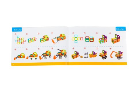 Klocki magnetyczne MAGICAL MAGNET 162SZT 7212B Klocki magnetyczne MAGICAL MAGNET 162SZT 7212B