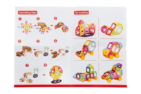 Klocki magnetyczne MAGICAL MAGNET MINI 68SZT 3+ Klocki magnetyczne MAGICAL MAGNET MINI 68SZT 3+