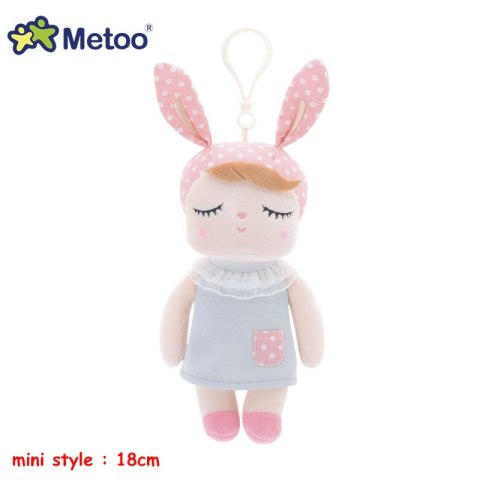 Lalka METOO w szarej sukience zawieszka 18cm Lalka METOO w szarej sukience zawieszka 18cm
