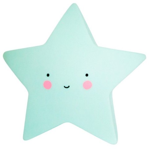 Lampka nocna gwiazda duża błękitna CUTE Lampka nocna gwiazda duża błękitna CUTE