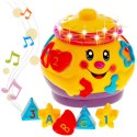 Muzyczny garnuszek klocuszek grający sorter Muzyczny garnuszek klocuszek grający sorter