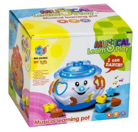 Muzyczny garnuszek klocuszek grający sorter Muzyczny garnuszek klocuszek grający sorter