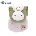 Plecak METOO królik zielony z sową 28cm Plecak METOO królik zielony z sową 28cm