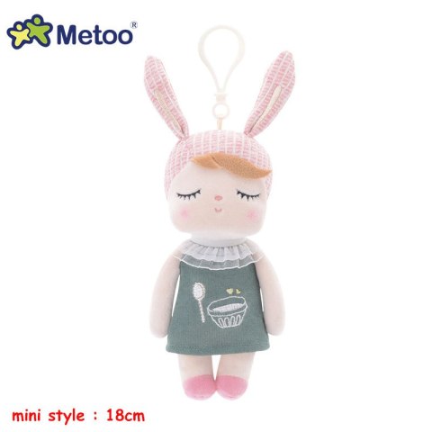 Lalka METOO w niebieskiej sukience zawieszka 18cm Lalka METOO w niebieskiej sukience zawieszka 18cm