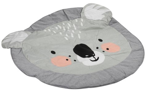 Mata dla dziecka okrągła szara koala 90cm Mata dla dziecka okrągła szara koala 90cm