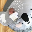 Mata dla dziecka okrągła szara koala 90cm Mata dla dziecka okrągła szara koala 90cm
