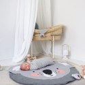 Mata dla dziecka okrągła szara koala 90cm Mata dla dziecka okrągła szara koala 90cm