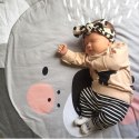 Mata dla dziecka okrągła szara koala 90cm Mata dla dziecka okrągła szara koala 90cm
