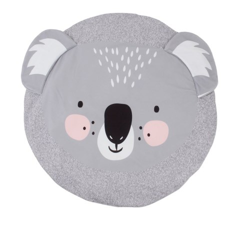 Mata dla dziecka okrągła szara koala 90cm Mata dla dziecka okrągła szara koala 90cm