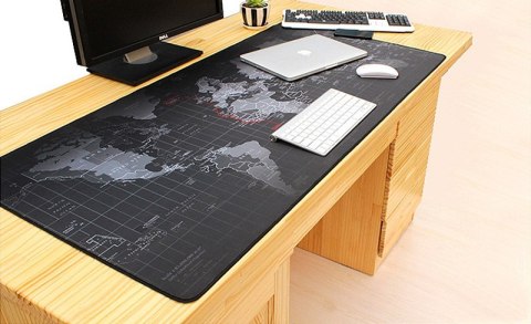 Podkładka na biurko mapa świata 40x90cm Podkładka na biurko mapa świata 40x90cm