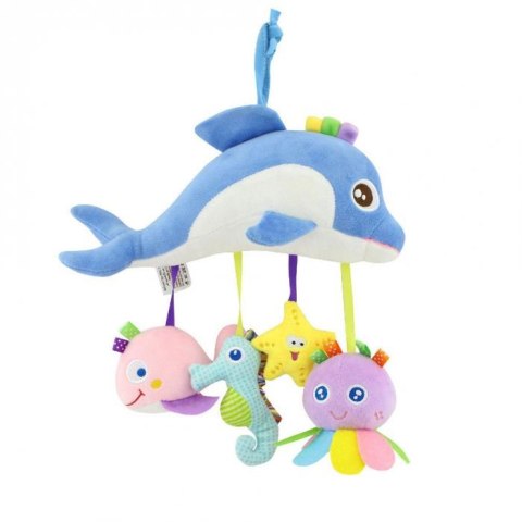 Zawieszka pluszowa grzechotka delfin Zawieszka pluszowa grzechotka delfin