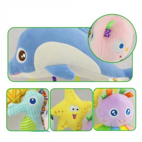 Zawieszka pluszowa grzechotka delfin Zawieszka pluszowa grzechotka delfin