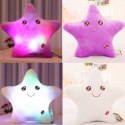 Gwiazdka pluszak lampka LED 38cm fioletowy Gwiazdka pluszak lampka LED 38cm fioletowy